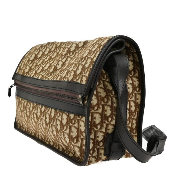 CHRISTIAN DIOR Logo Trotter Pattern Shoulder Bag Canvas Leather BN GHW 70YH476 - Picture 12 of 12